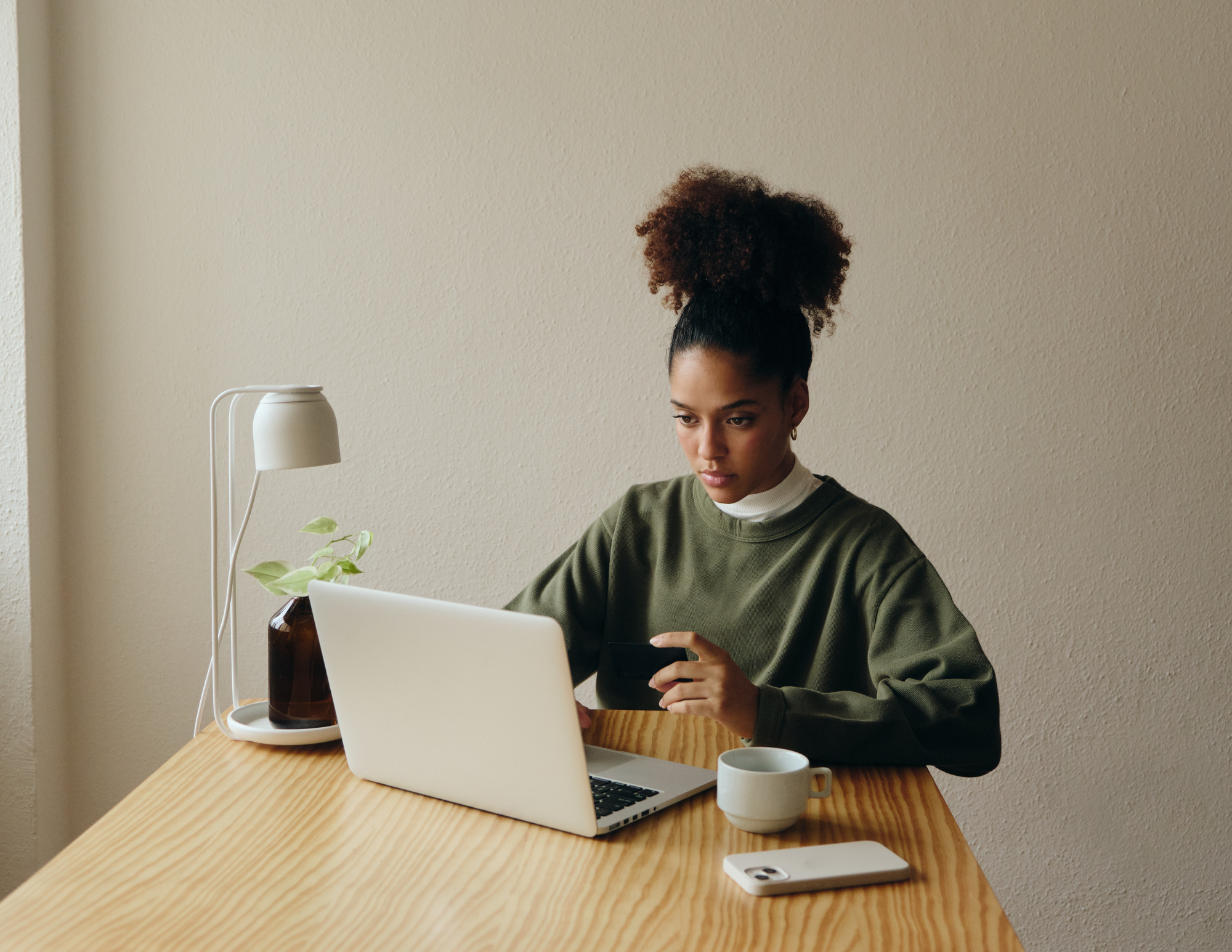 Woman with laptop